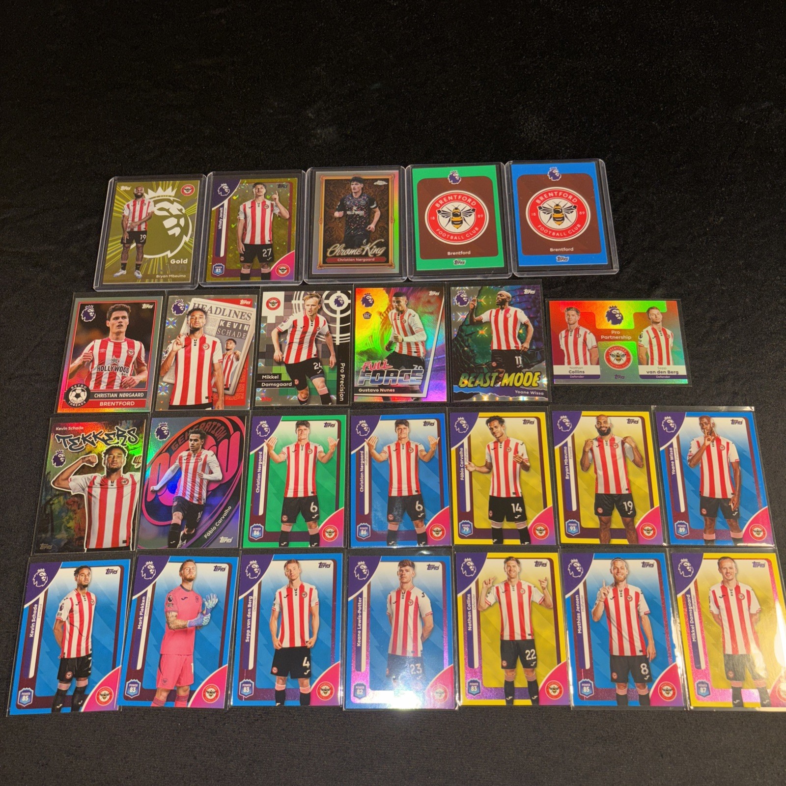 Topps Premier League 2026 - Brentford - Insert and Parallel Bundle for sale on Ebay