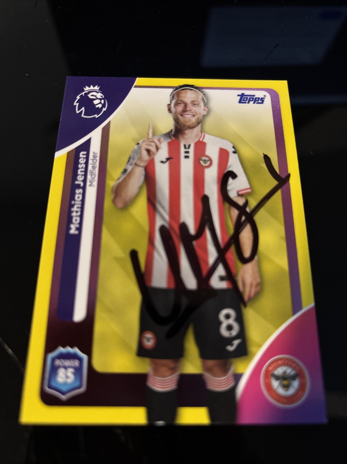 MATCH ATTAX 2026 MATHIAS JENSEN BRENTFORD SIGNED for sale on Ebay