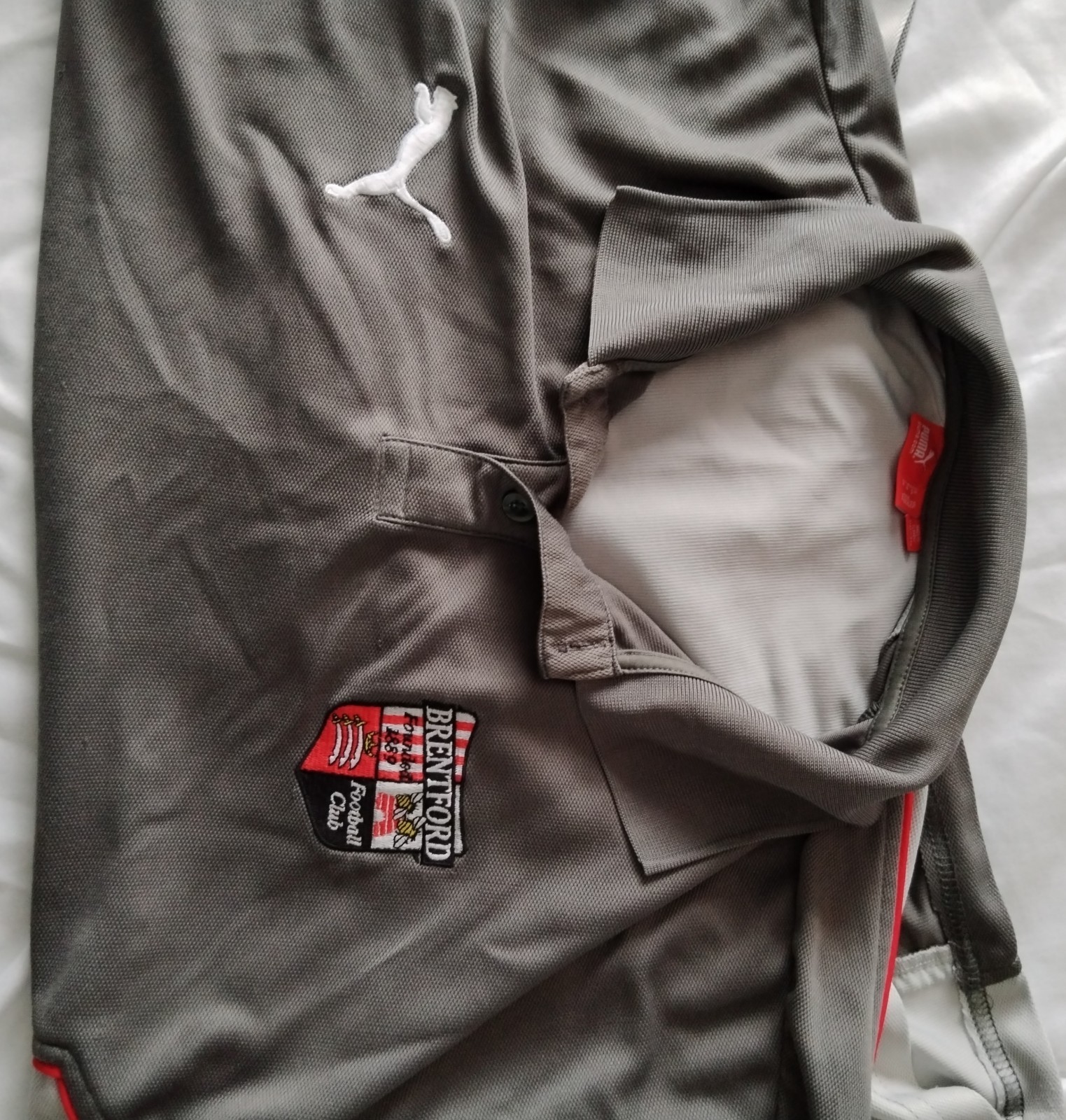 Brentford Grey Polo Shirt 2008 for sale on Ebay