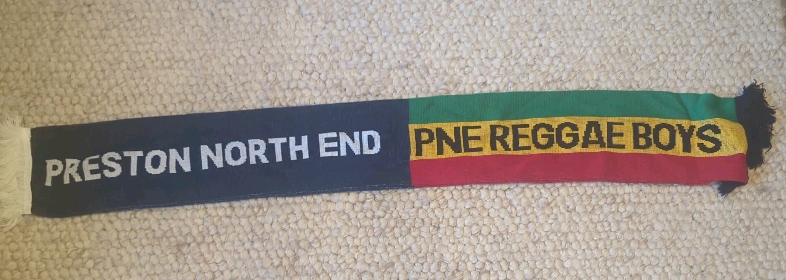 Preston North End X Jamaica 00's Scarf for sale on Ebay