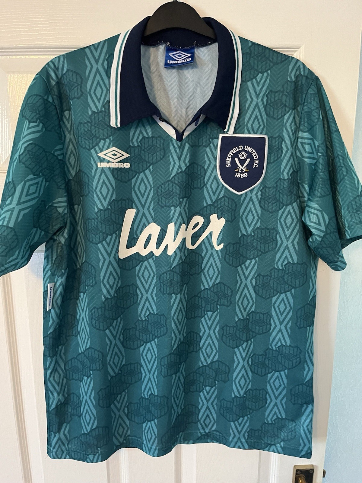 Sheffield United Away Shirt 1993-95 Umbro Size XL. PLEASE READ DESCRIPTION for sale on Ebay