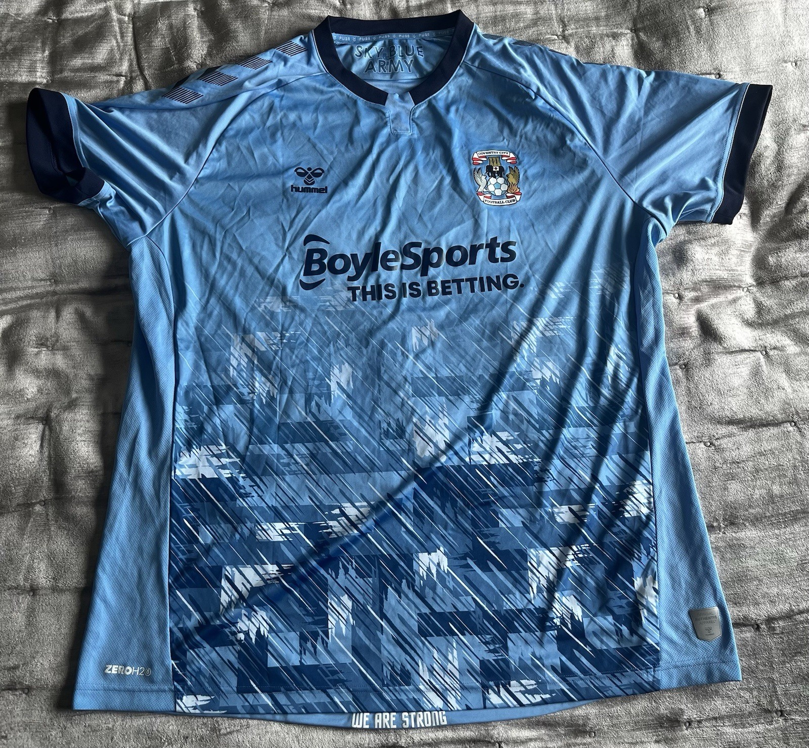 Coventry City Football Shirt Hummel 2020/21 4XL for sale on Ebay