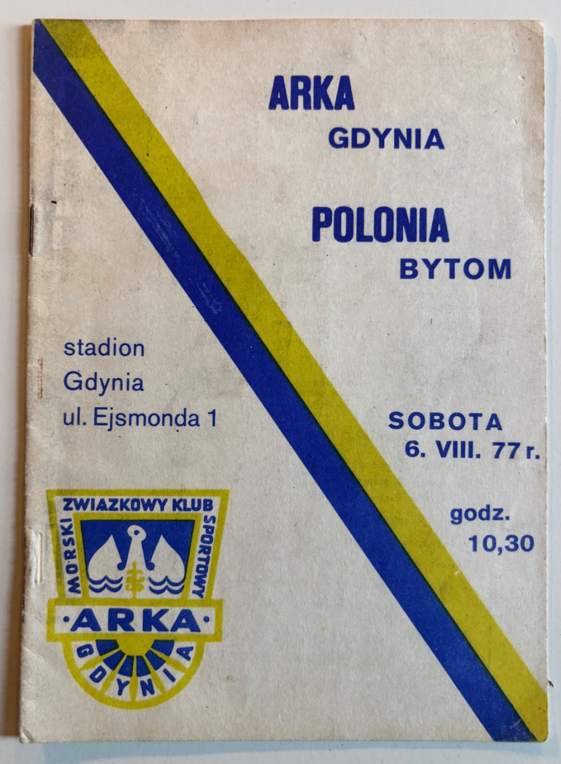 1977/78 Arka Gdynia v Polonia Bytom Poland Division 1 for sale on Ebay