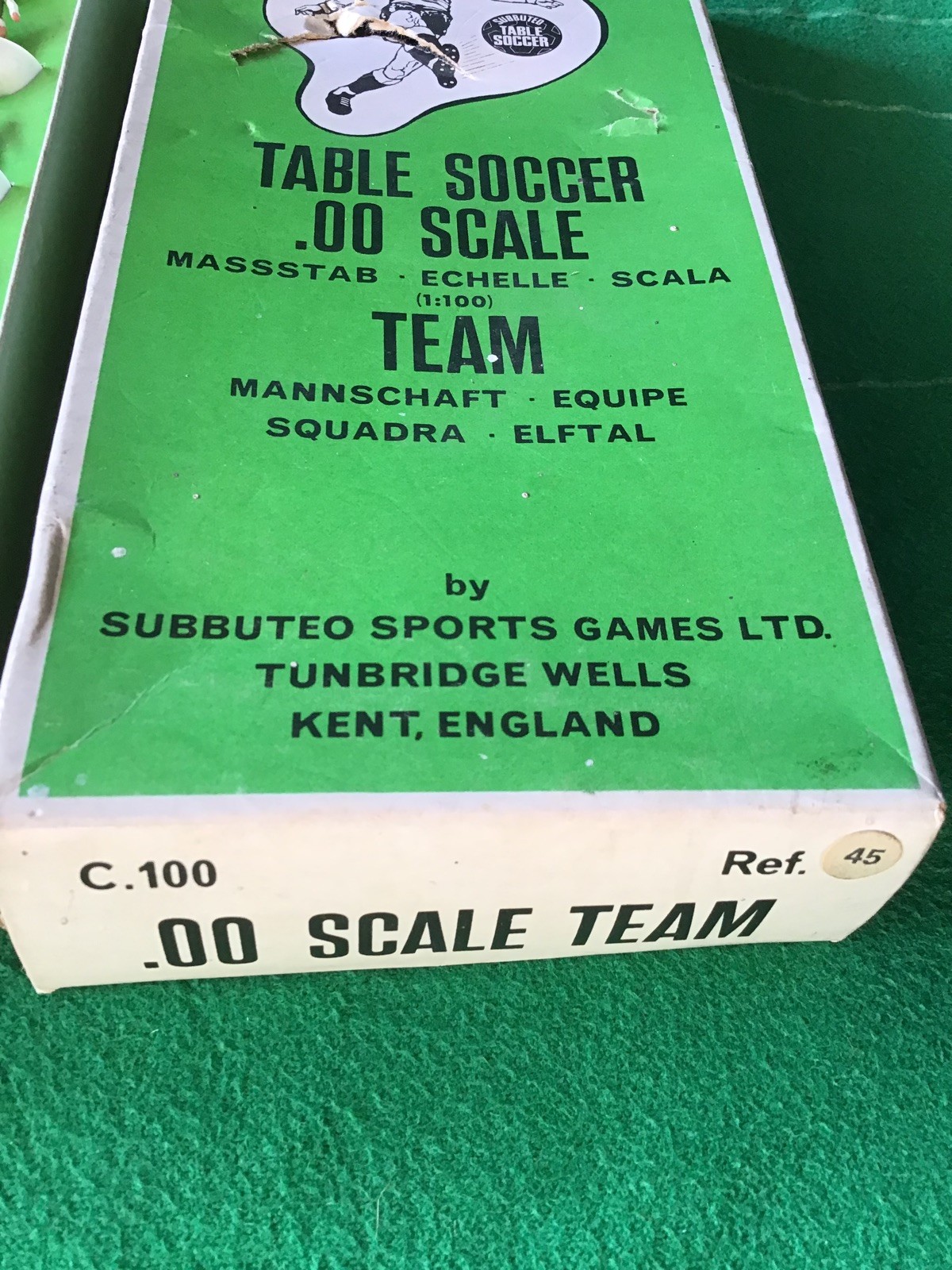 Subbuteo HW Team 45 Hibernian with original reference sticker. for sale on Ebay