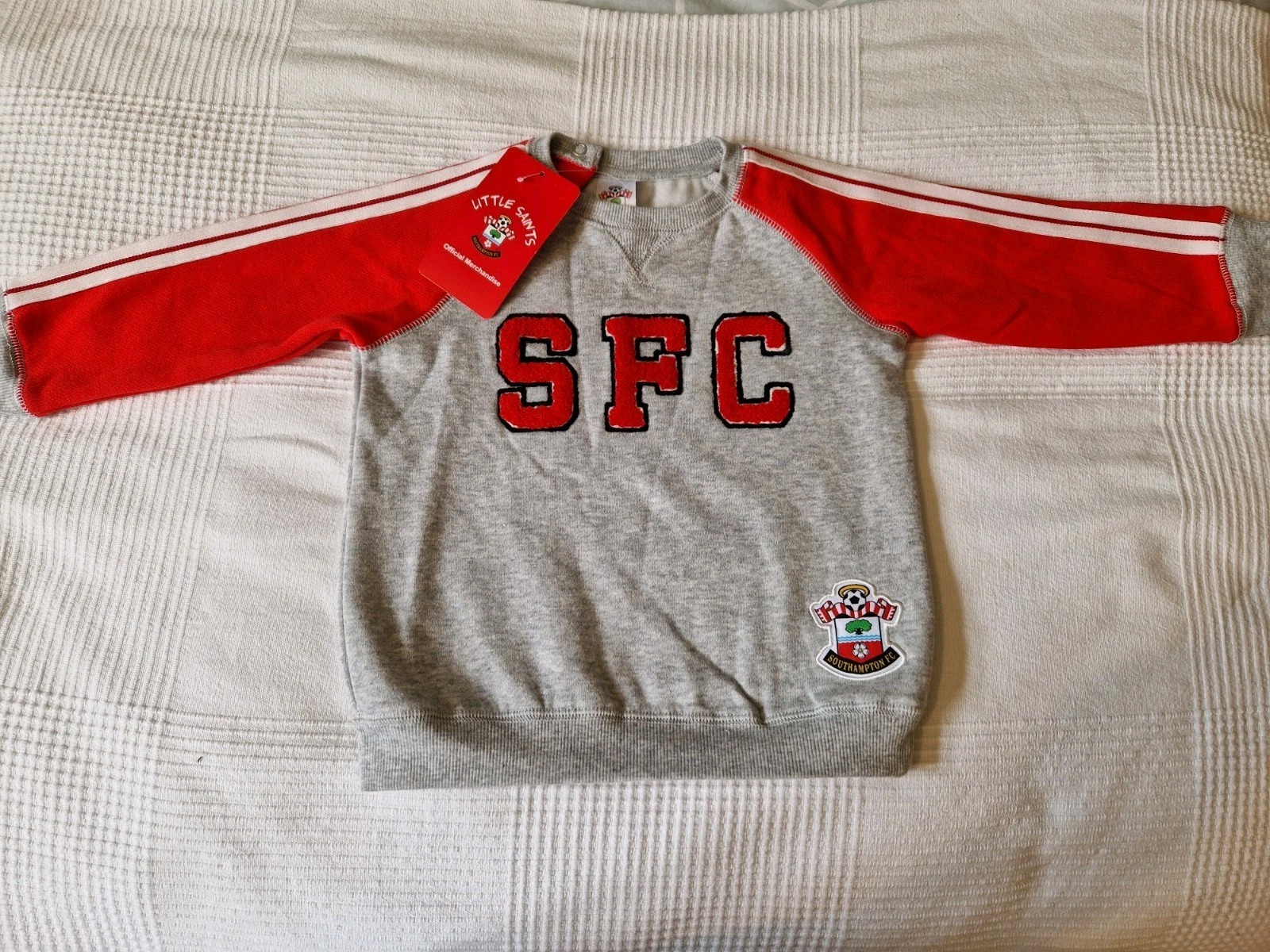 Southampton FC Kids / Toddler Official Merchandise Sweater - 18-24 Months for sale on Ebay