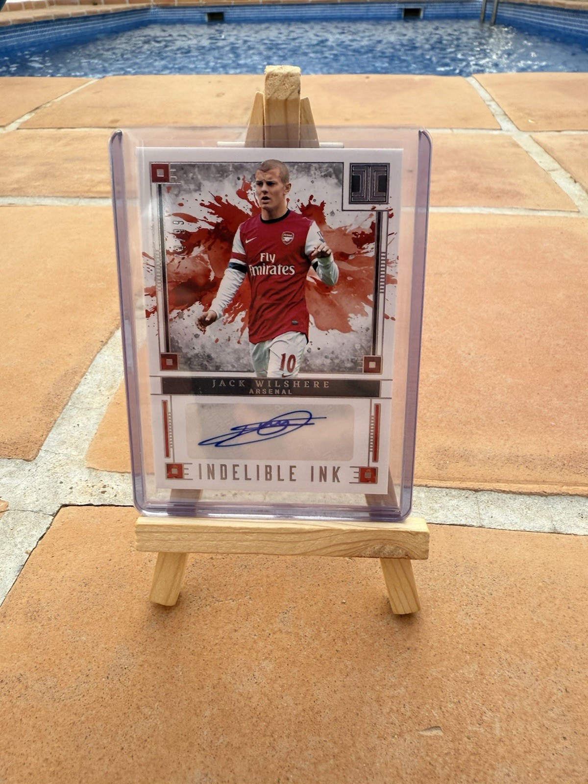 Jack Wilshere Auto /99 Arsenal Indelible Ink Impeccable 2024/2025 for sale on Ebay