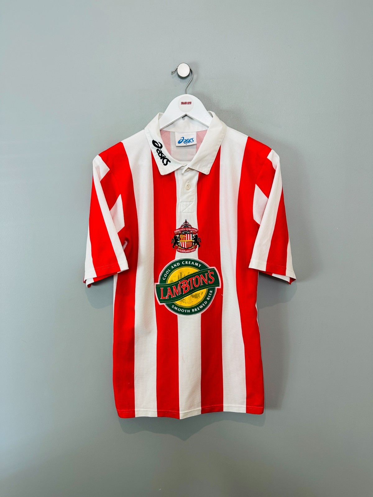 SUNDERLAND 1997/99 HOME SHIRT (size S)  ASICS ORIGINAL VINTAGE FOOTBALL SHIRT for sale on Ebay