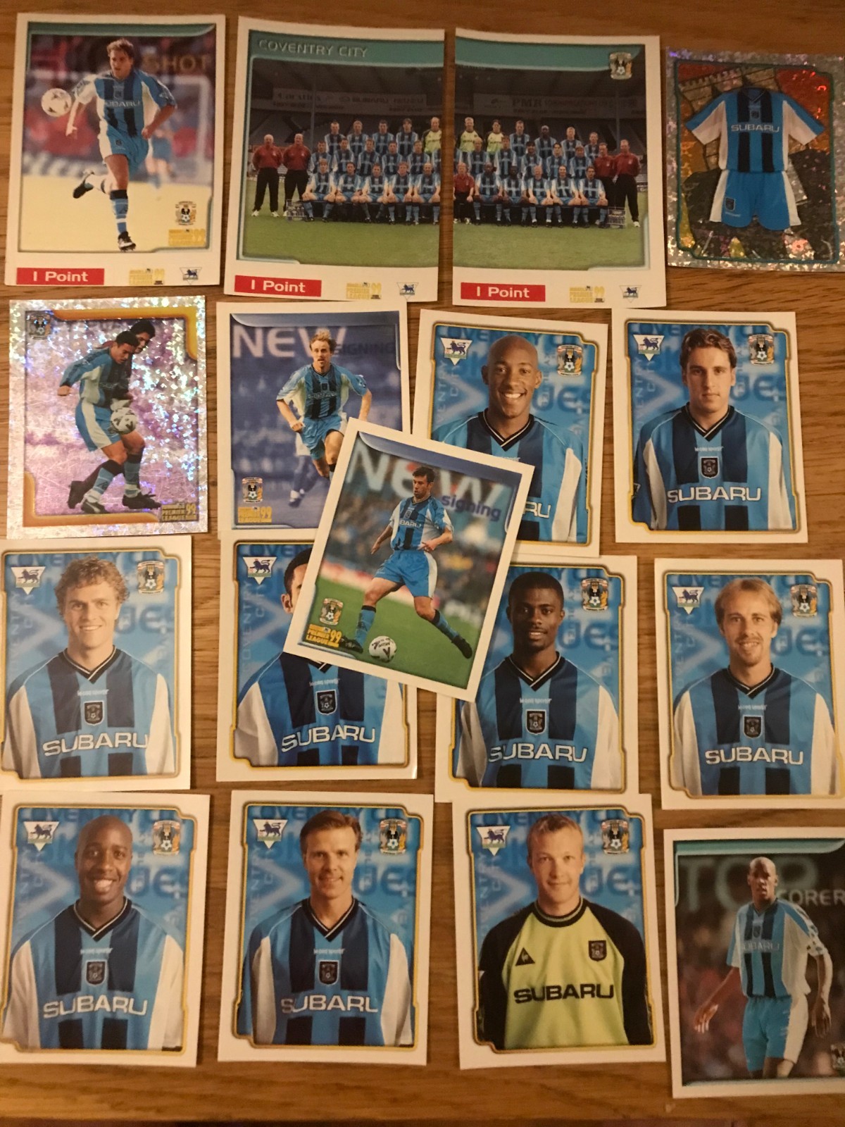 COVENTRY CITY 16 MERLIN PREMIER LEAGUE UNUSED STICKERS 99 DUBLIN TELFER HEDMAN + for sale on Ebay