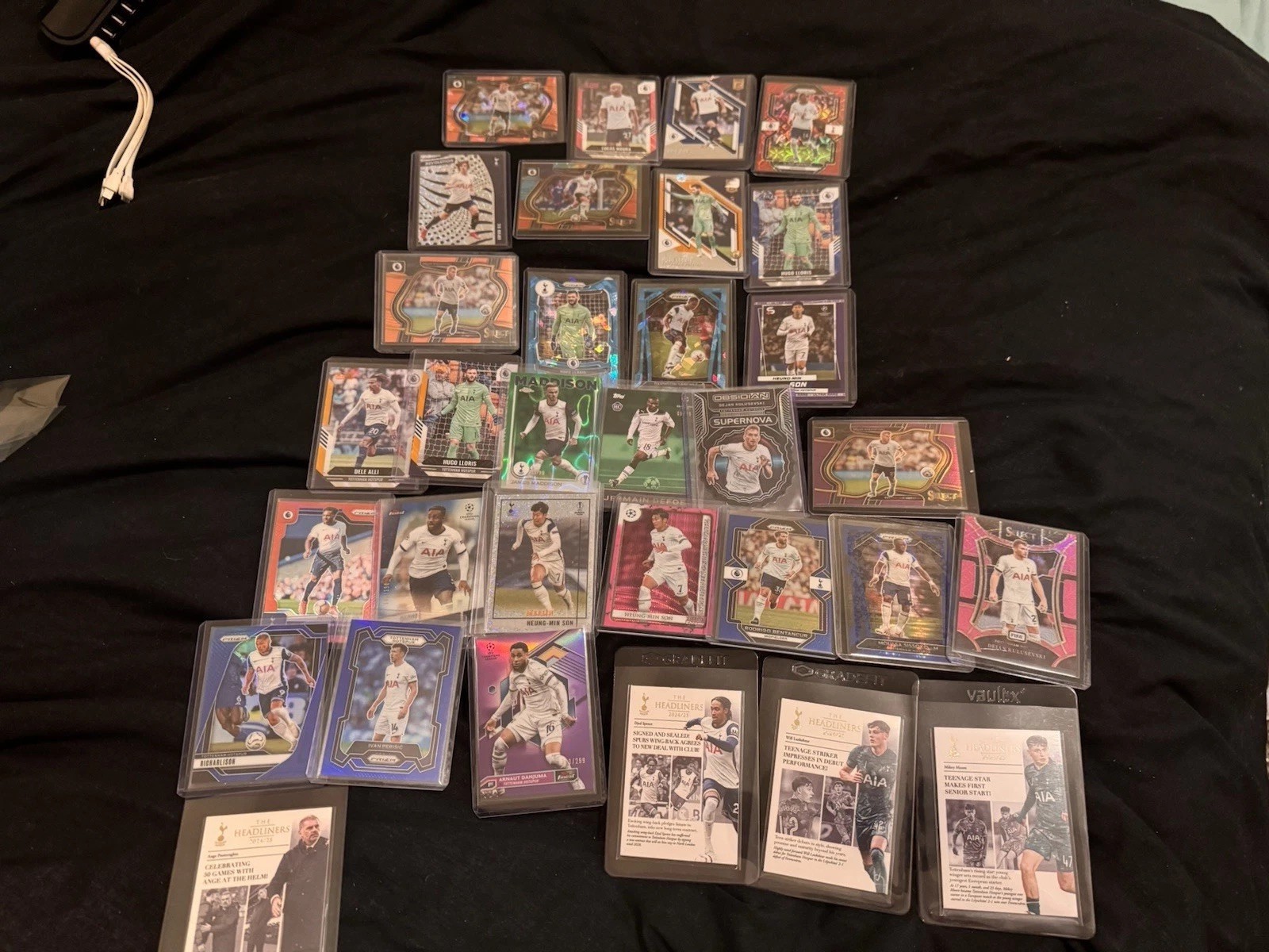 Tottenham Hotspur Numbered Card Bundle, Multiple Products (read Description) for sale on Ebay