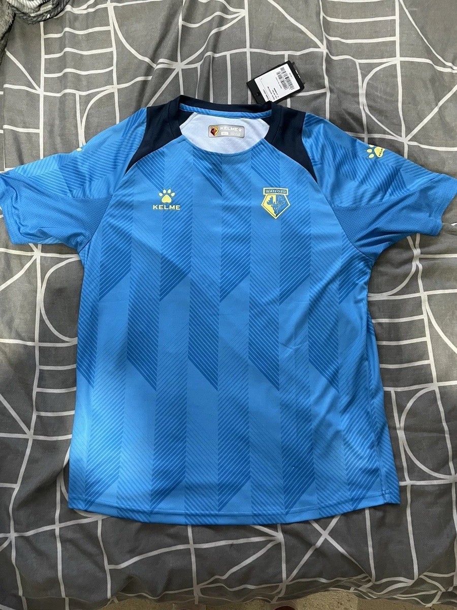 Watford Fc Training Top Blue Kelme Large for sale on Ebay