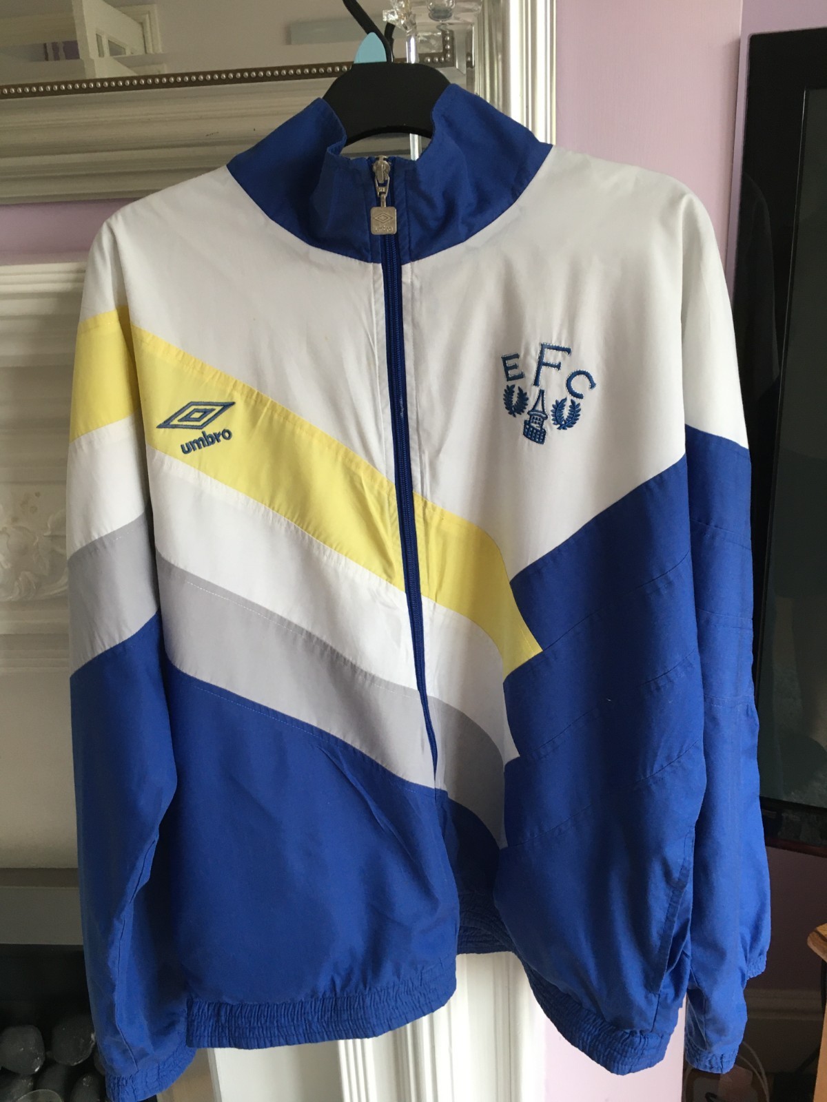 Vintage 1988-90 Everton FC Umbro tracksuit jacket (M/L) for sale on Ebay