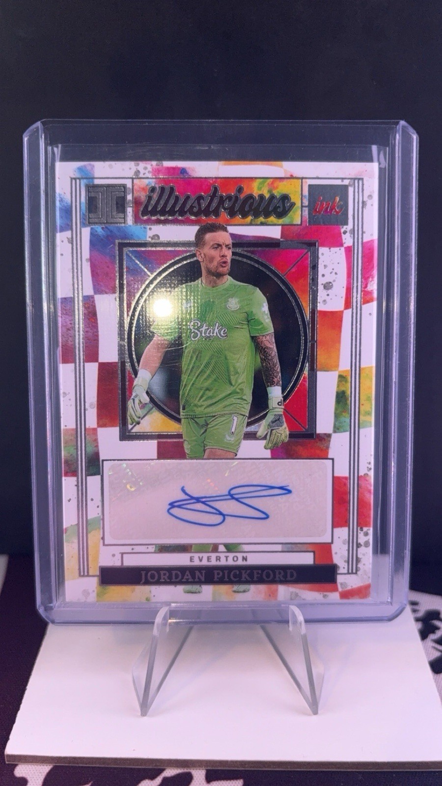 Jordan Pickford Everton FC 5/5 SSP! Illustrious Ink Auto Panini Impeccable 2024 for sale on Ebay
