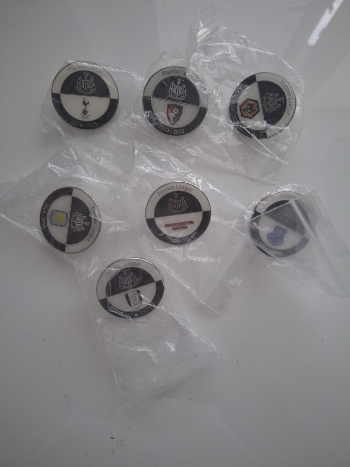 7no Newcastle United Matchday Badges 24/25 for sale on Ebay