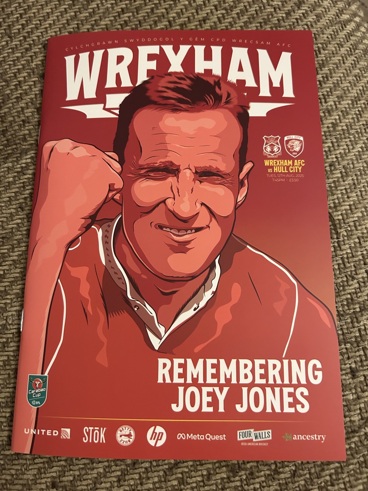 Wrexham AFC v Hull City Carabao Cup Official Football Programme 2025/26 - 99p for sale on Ebay