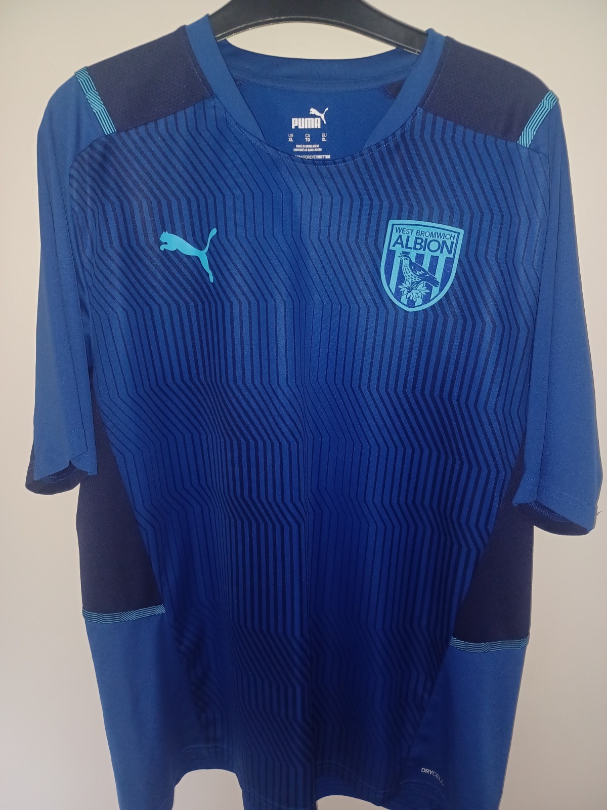 West Bromwich Albion Mens Blue Training Shirt Size  XL for sale on Ebay
