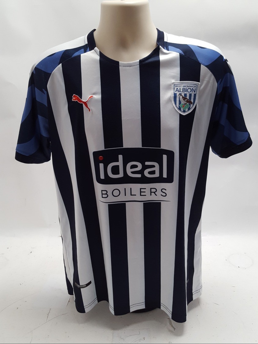 West Bromwich Albion Home Shirt Puma Size L 2020 2021 Football Jersey for sale on Ebay