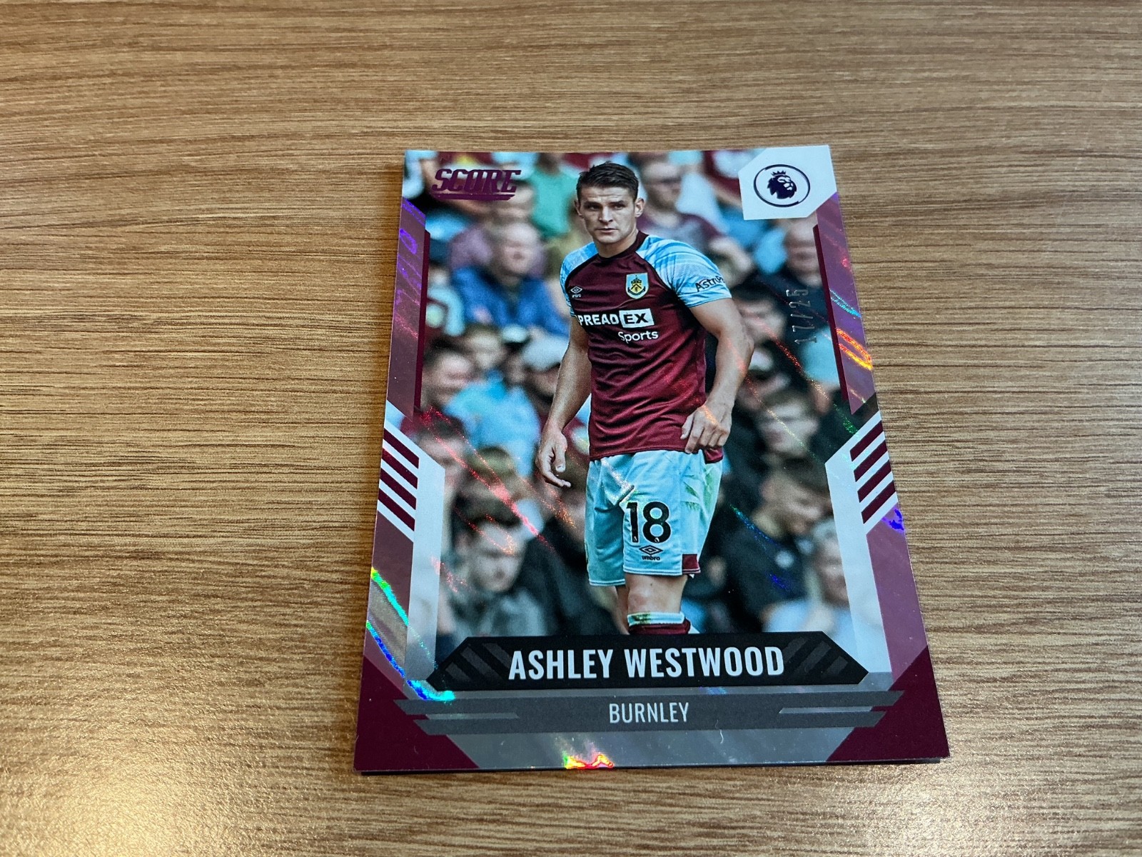 BURNLEY 2020-21 ASHLEY WESTWOOD SCORE CARD 17/25 for sale on Ebay