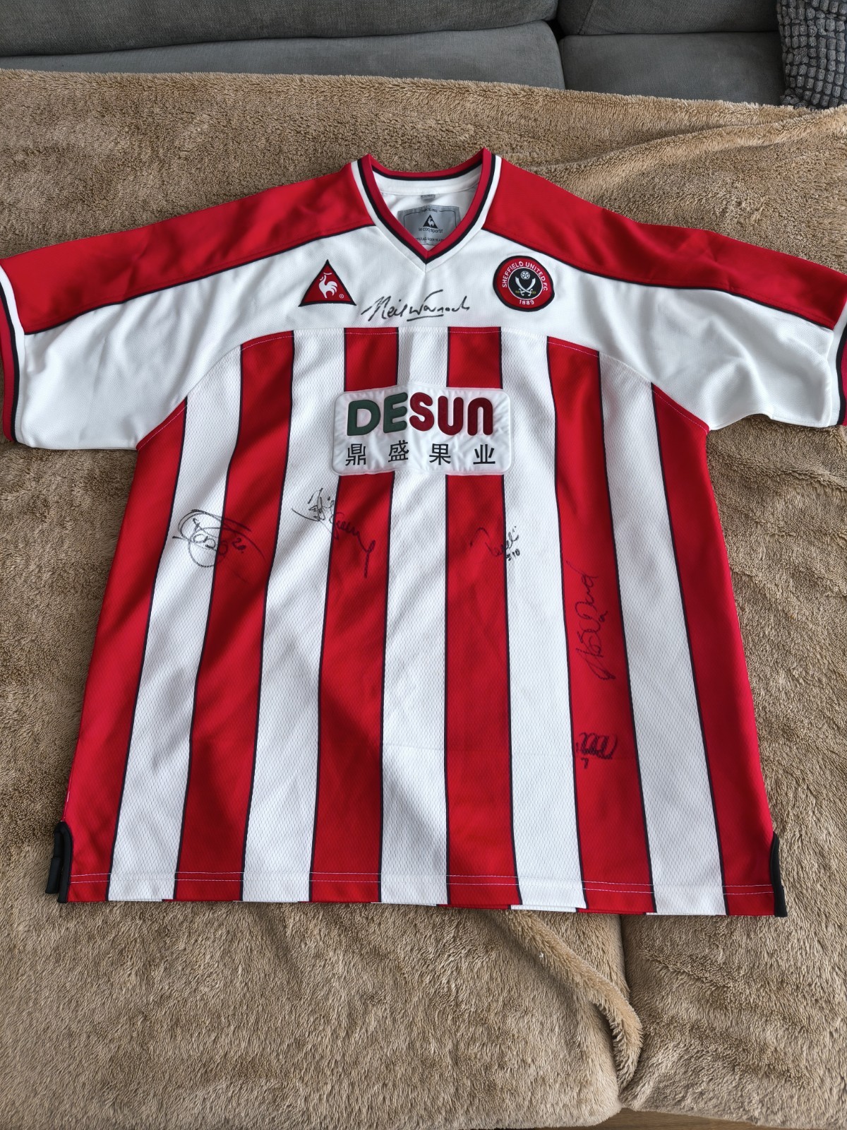 Sheffield United 2002-2003 Signed Shirt for sale on Ebay