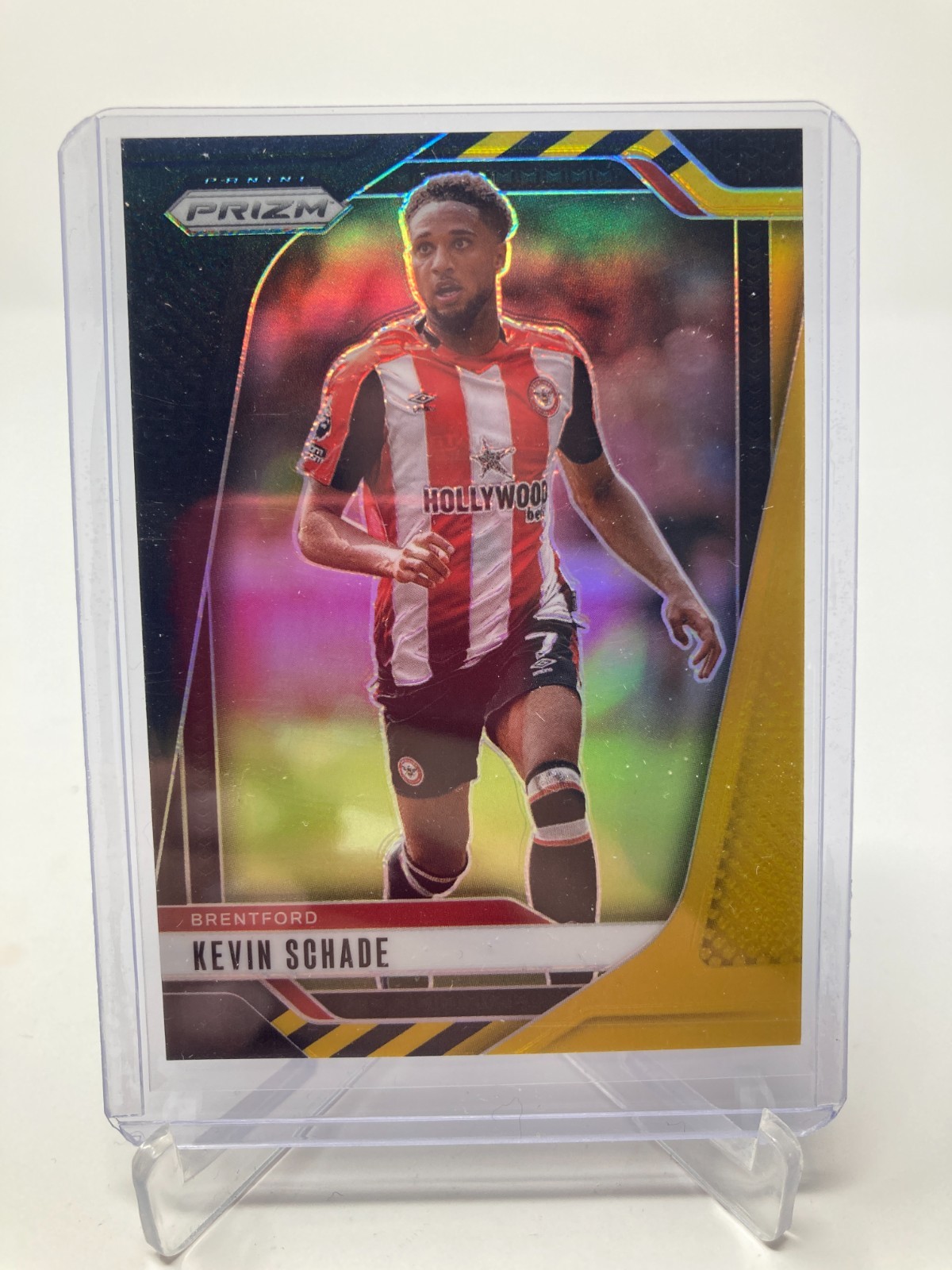 PANINI PRIZM PREMIER LEAGUE 24/25 KEVIN SCHADE BRENTFORD BLACK & GOLD 4/8.. for sale on Ebay
