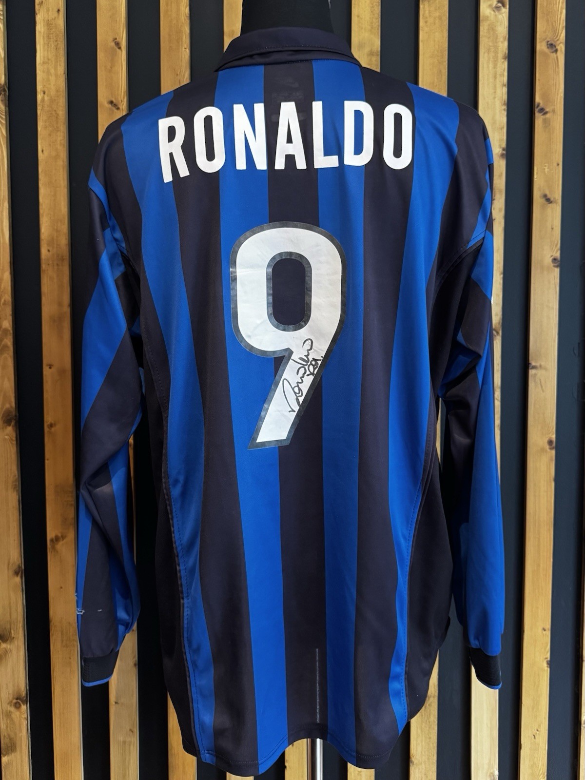 Ronaldo Match-Worn & Signed Inter Milan Shirt for sale on Ebay
