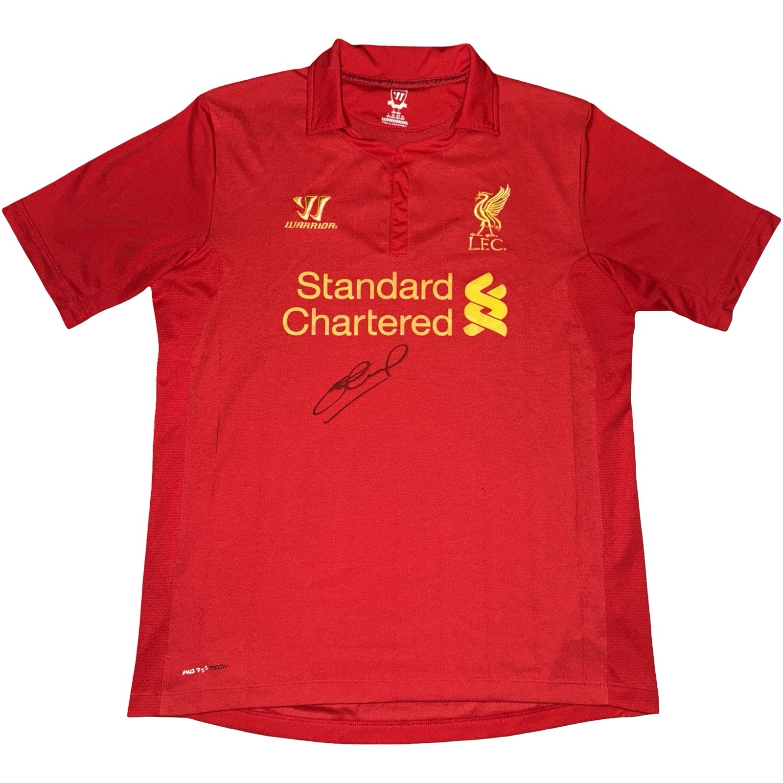 Steven Gerrard Signed 2012/13 Liverpool Home Shirt for sale on Ebay