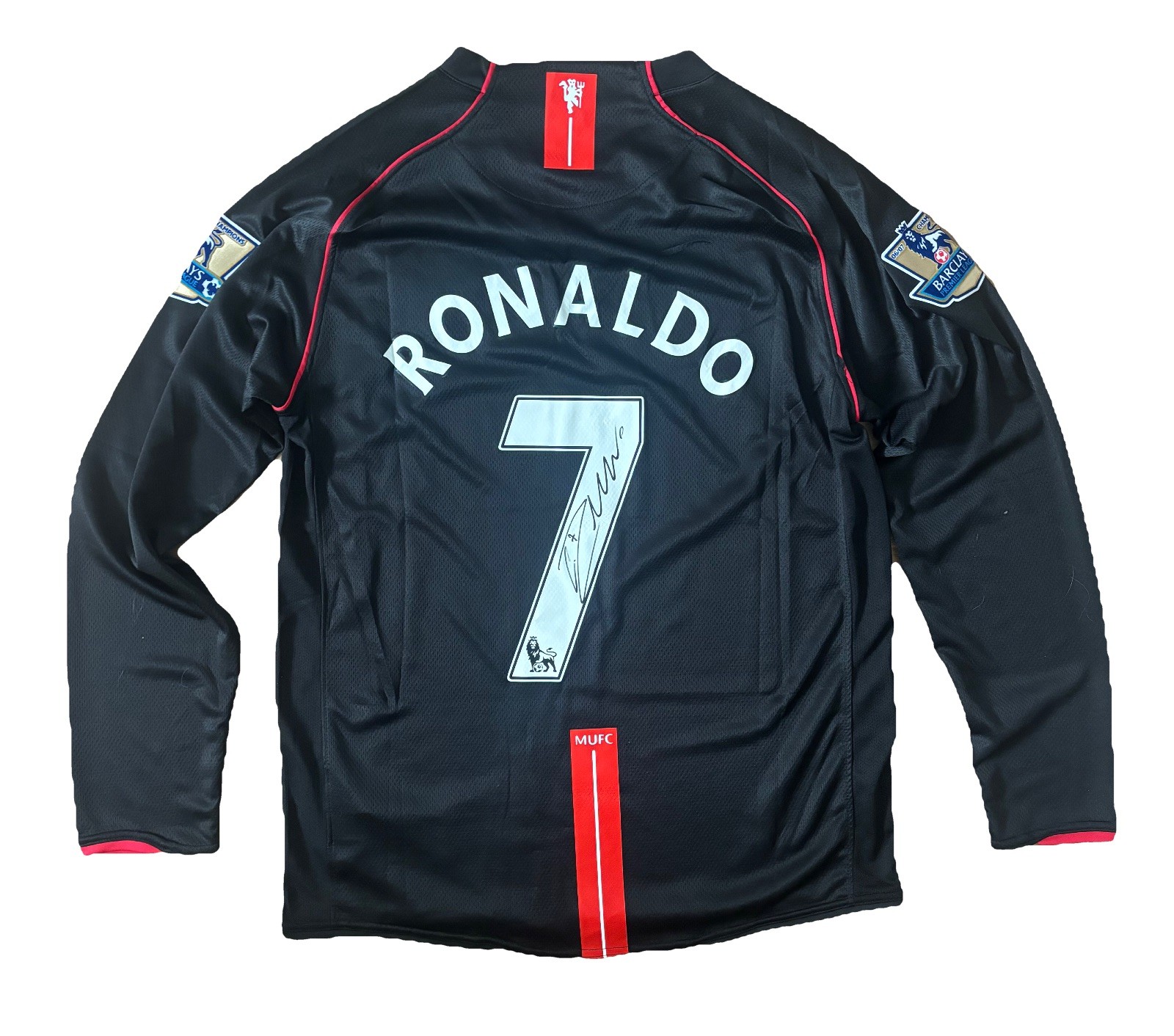 CRISTIANO RONALDO Signed 2007/08  Man Utd Jersey Away Large Premier League COA for sale on Ebay