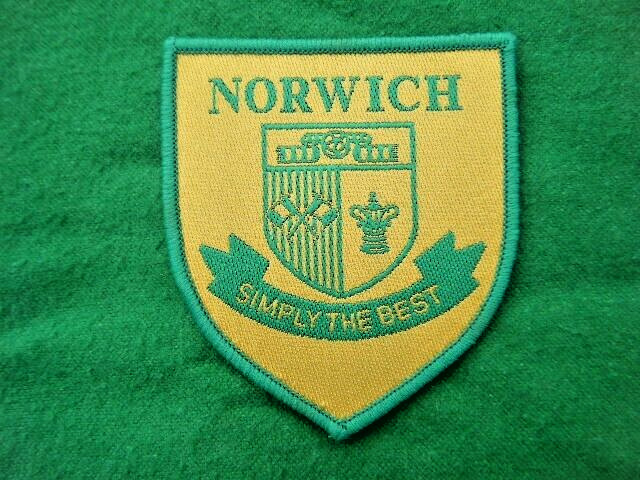 NORWICH CITY F.C SEW ON BADGE / PATCH SIMPLY THE BEST DESIGN - THECANARIES for sale on Ebay