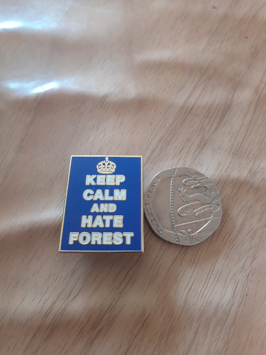Leicester City Anti Forest Badge for sale on Ebay