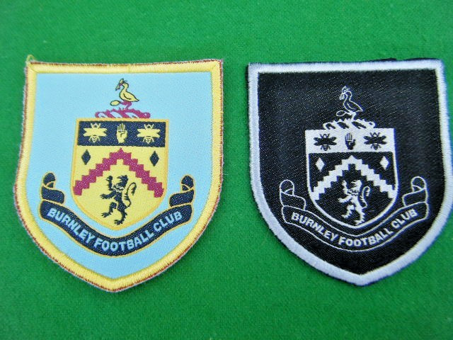 BURNLEY F.C SEW ON BADGE / PATCH - OFF OLD SHIRTS HOME / AWAY ? - THE CLARETS for sale on Ebay