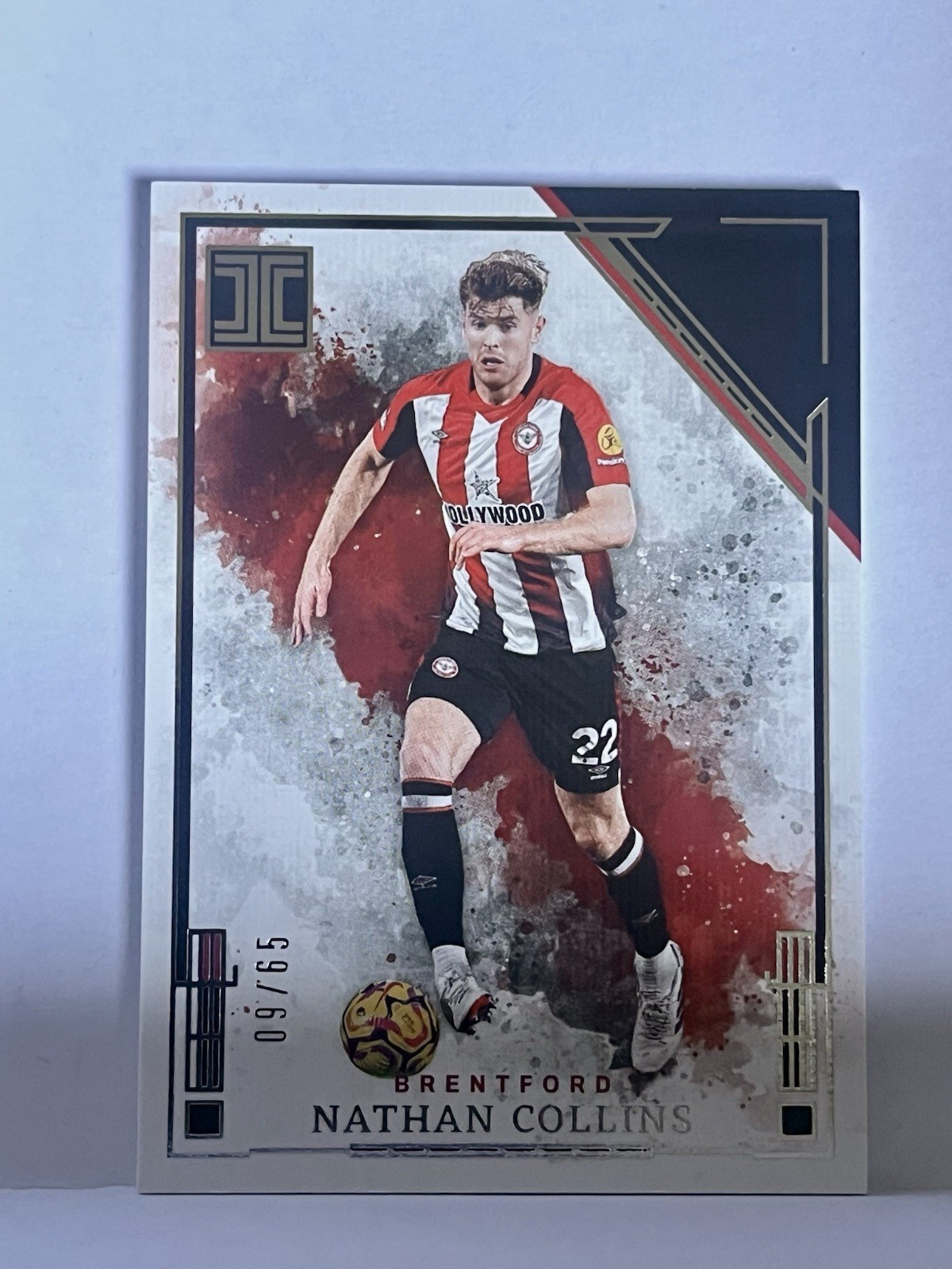 NATHAN COLLINS /65 - 2025 Panini Impeccable - Brentford Fc #106 - 9/65 🔥 for sale on Ebay