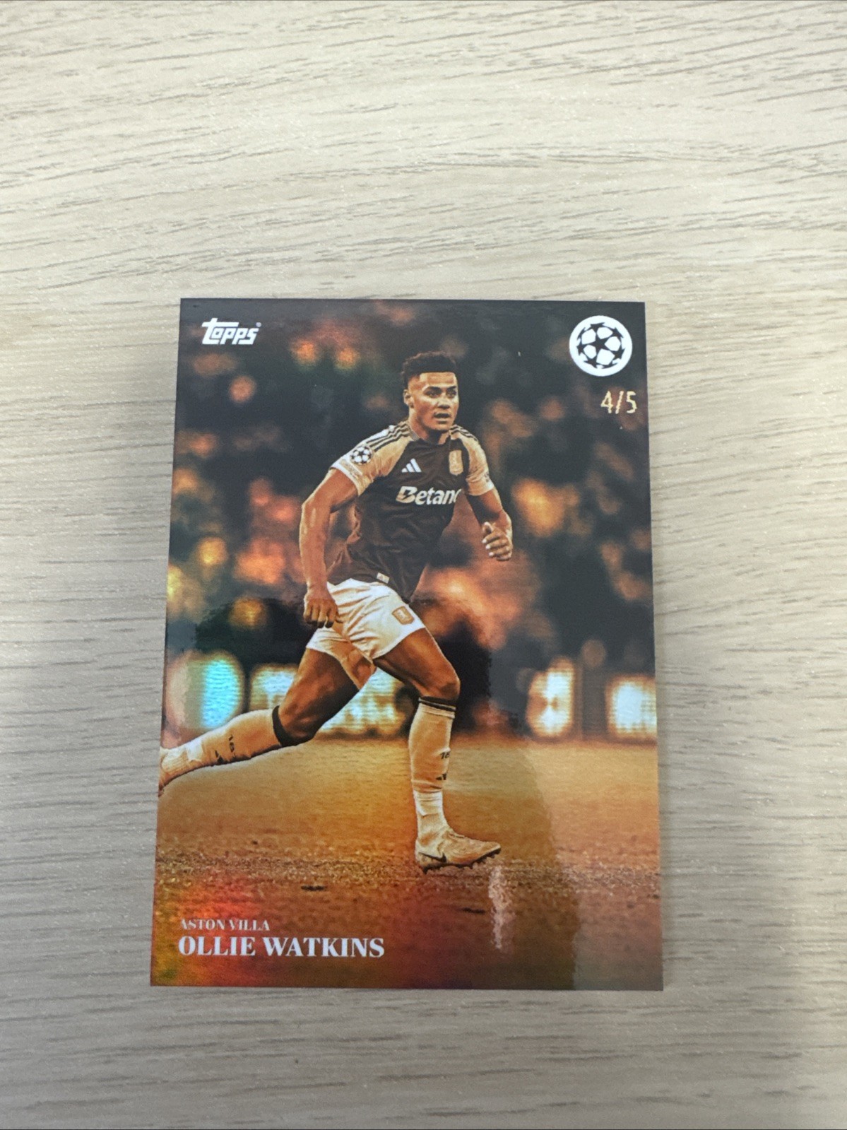 Topps UCC Simplicidad 2024/2025 Ollie Watkins Aston Villa Numbered /5 for sale on Ebay