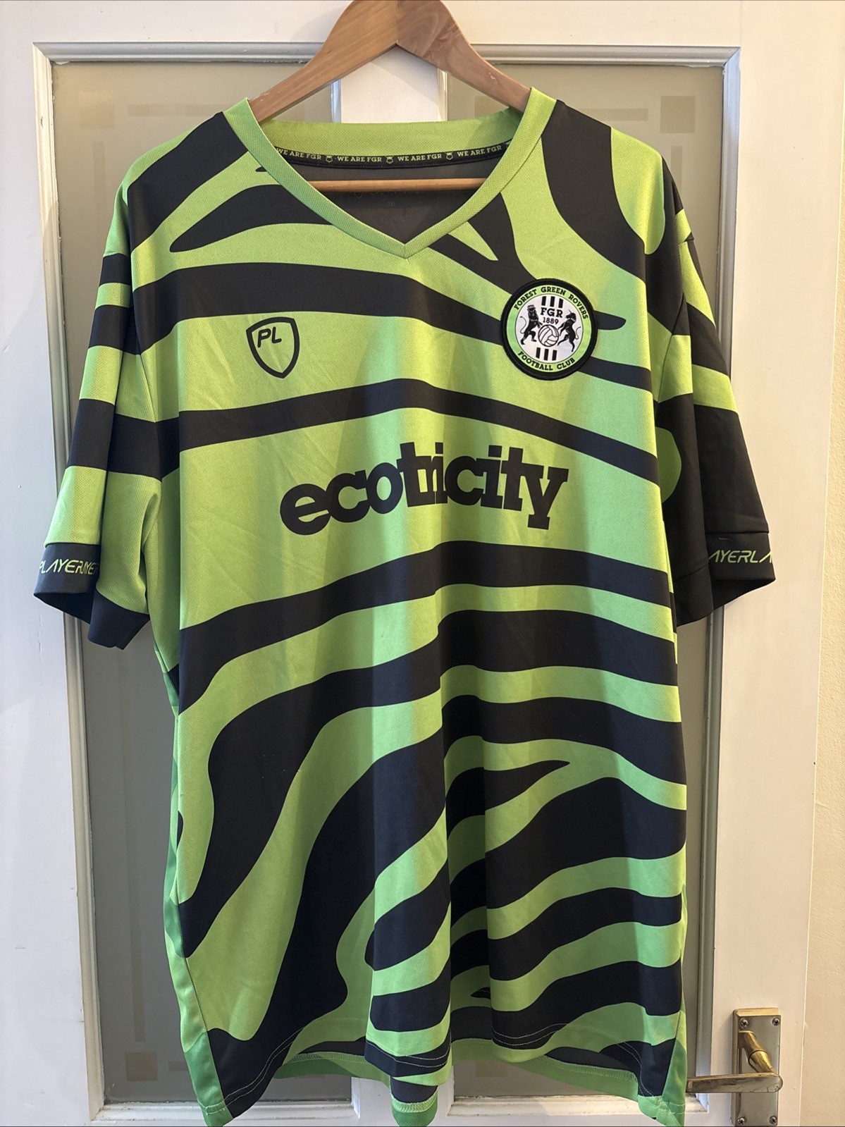 Forest Green Rovers 19/20 Home Shirt - Player Layer - Sea Shepard - 3XL for sale on Ebay