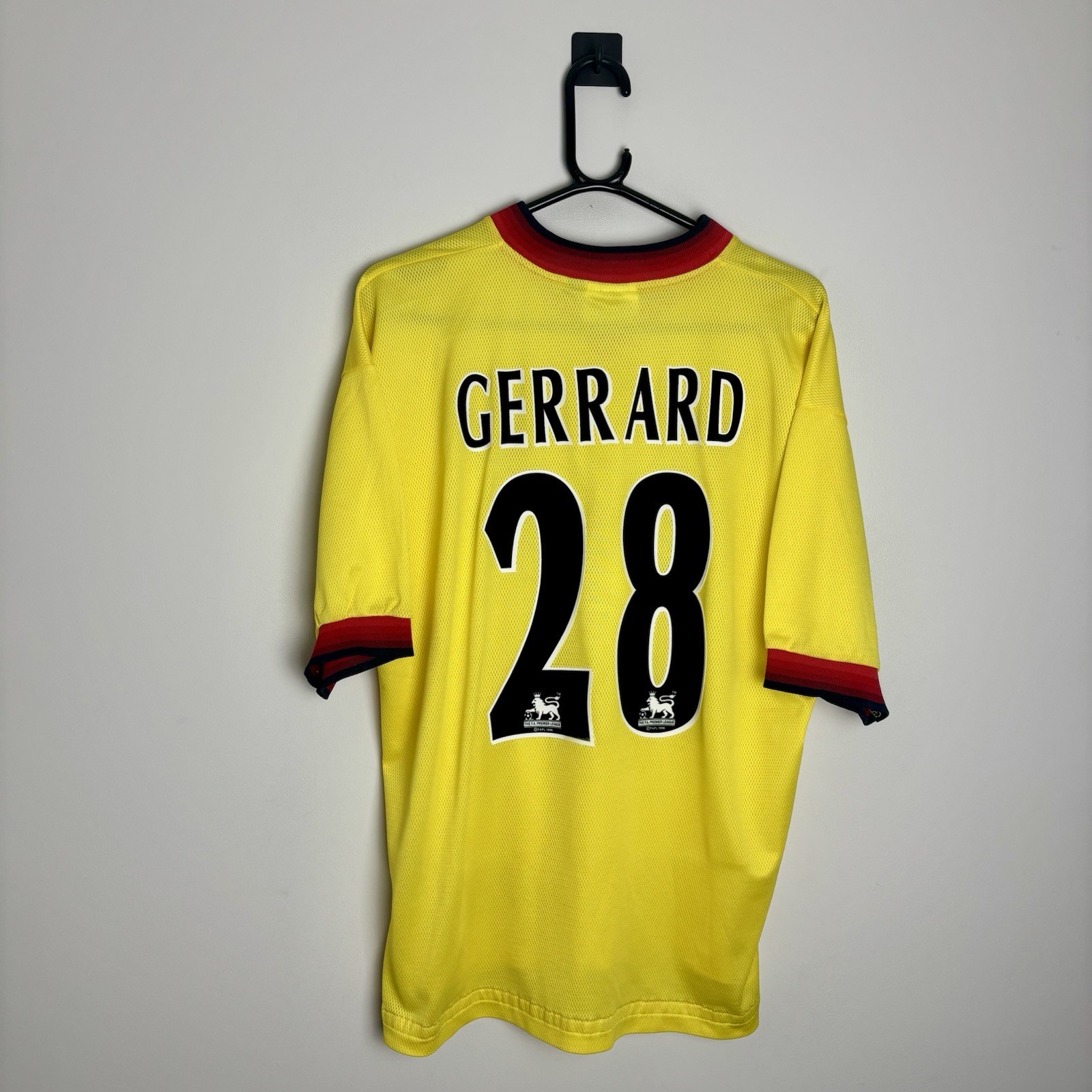 Liverpool Football Shirt Jersey 1997-1999 Away GERRARD #28 (L) 1105 for sale on Ebay