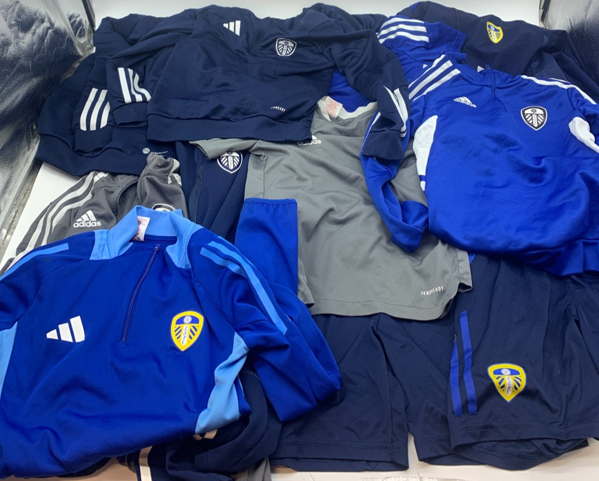 LEEDS UNITED BUNDLE adidas Leeds United training gear size Kids 9-10 years for sale on Ebay