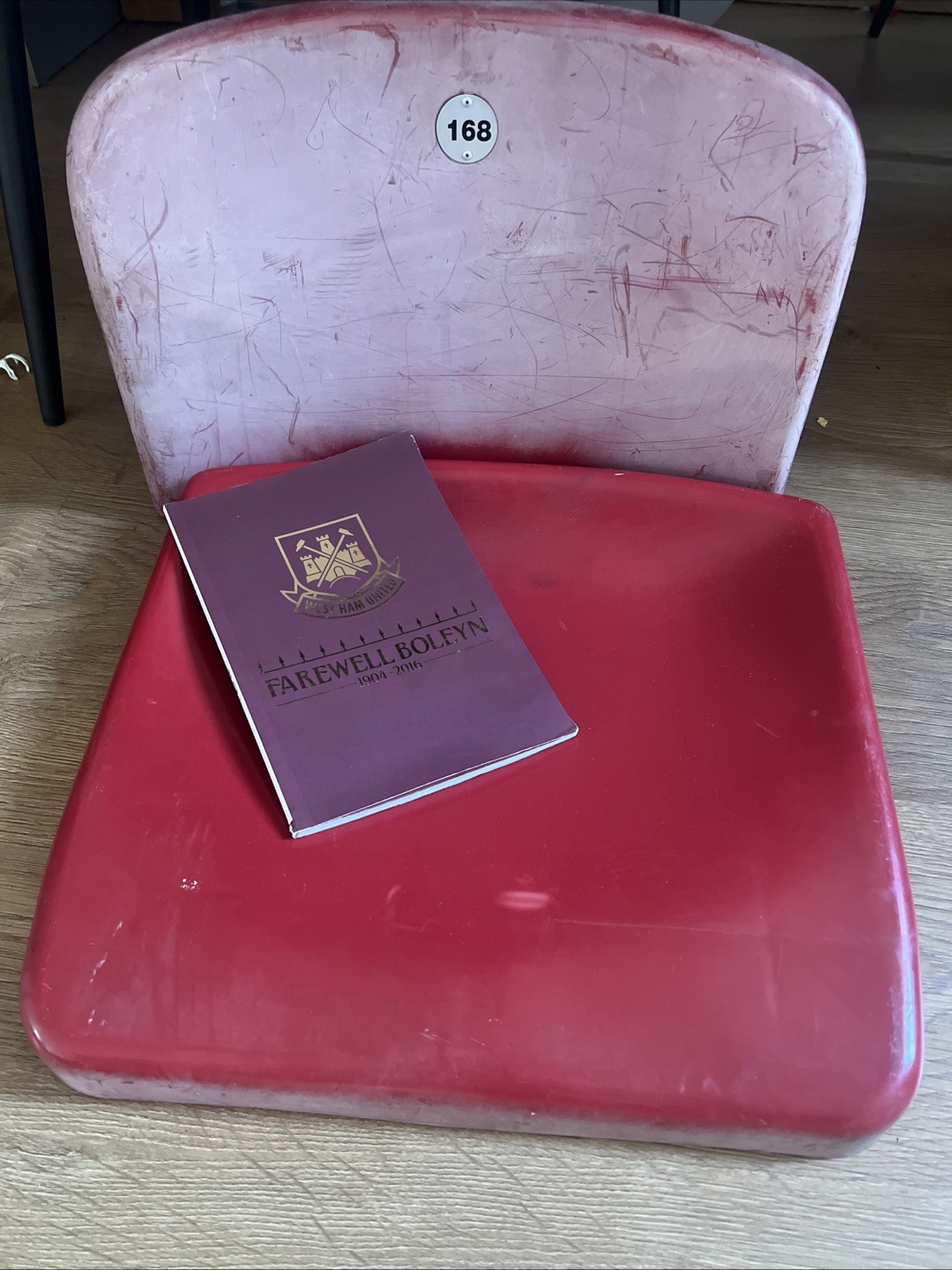 Rare West Ham United Boleyn Ground Stadium Seat Upton Park And Programme for sale on Ebay