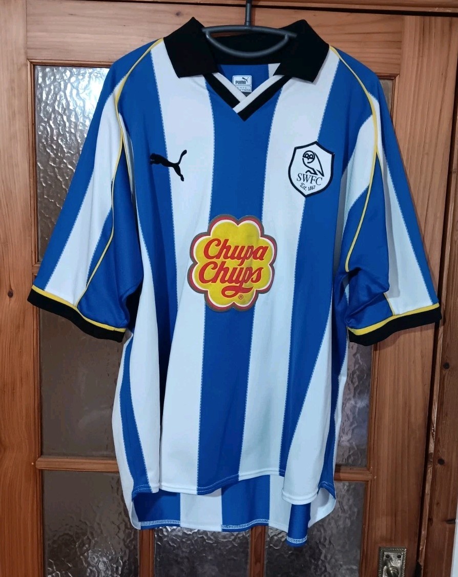 Sheffield Wednesday 2000/2001 Home Shirt Vintage XL Chupa Chups classic football for sale on Ebay