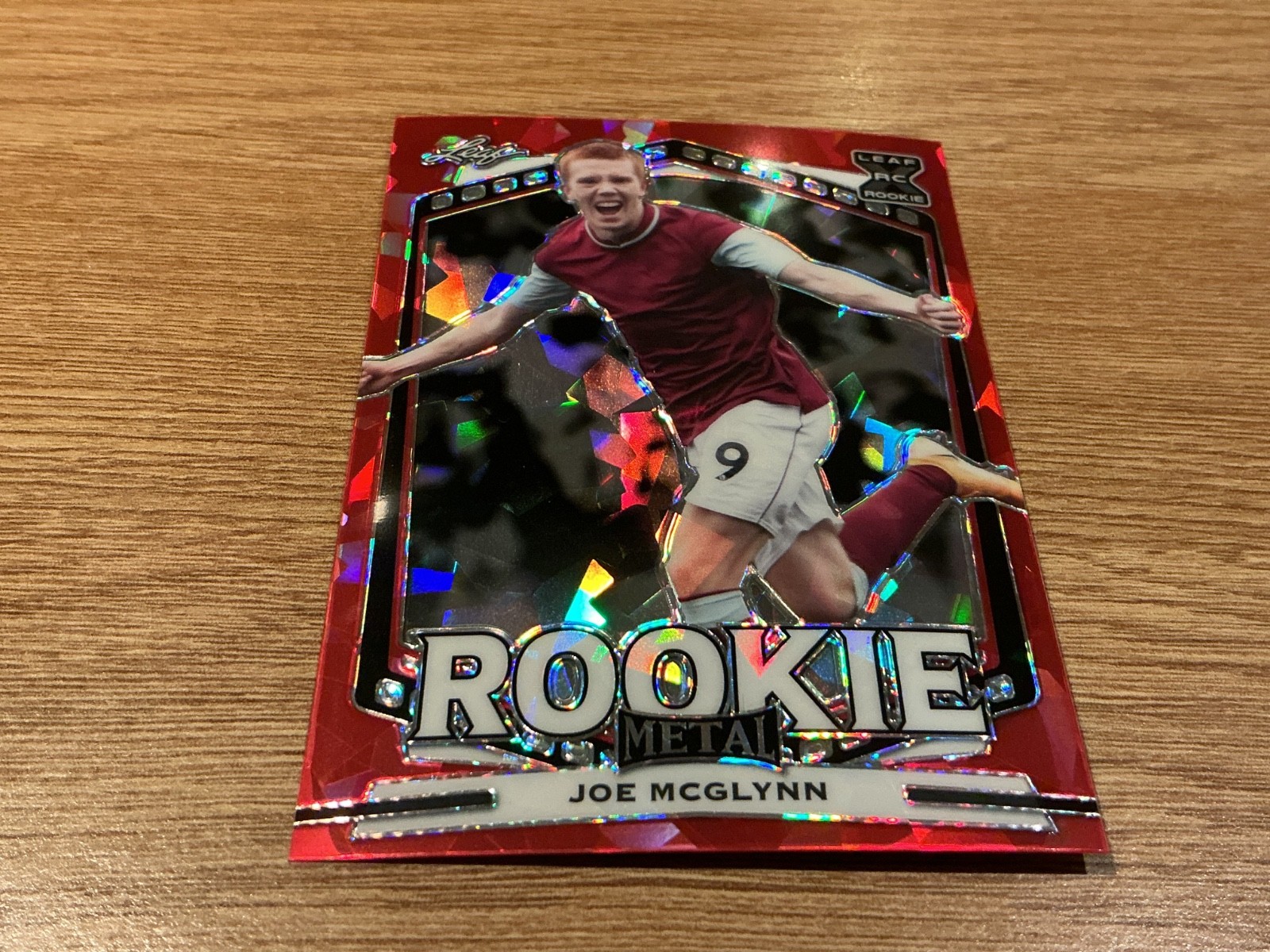 BURNLEY JOE MCGLYNN LEAF ROOKIE METAL CARD for sale on Ebay