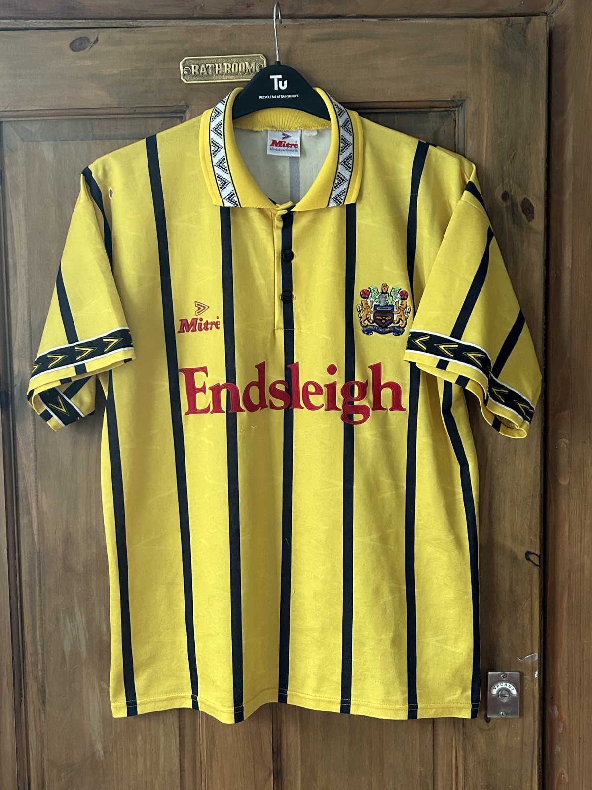 Burnley FC 1993/94 1994/95 1995/96 Third 3rd Away Mitre Football Shirt Adult XL for sale on Ebay