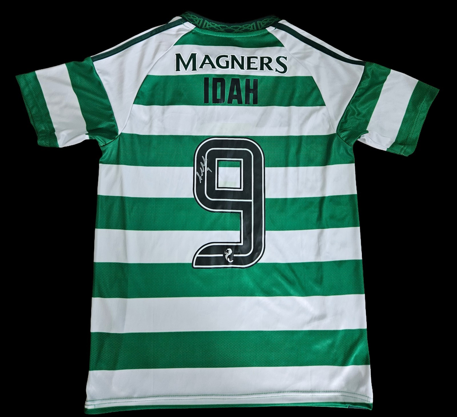 Adam Idah Hand Signed Celtic Fc 2024/25 Home Shirt Autograph COA & PROOF READ for sale on Ebay