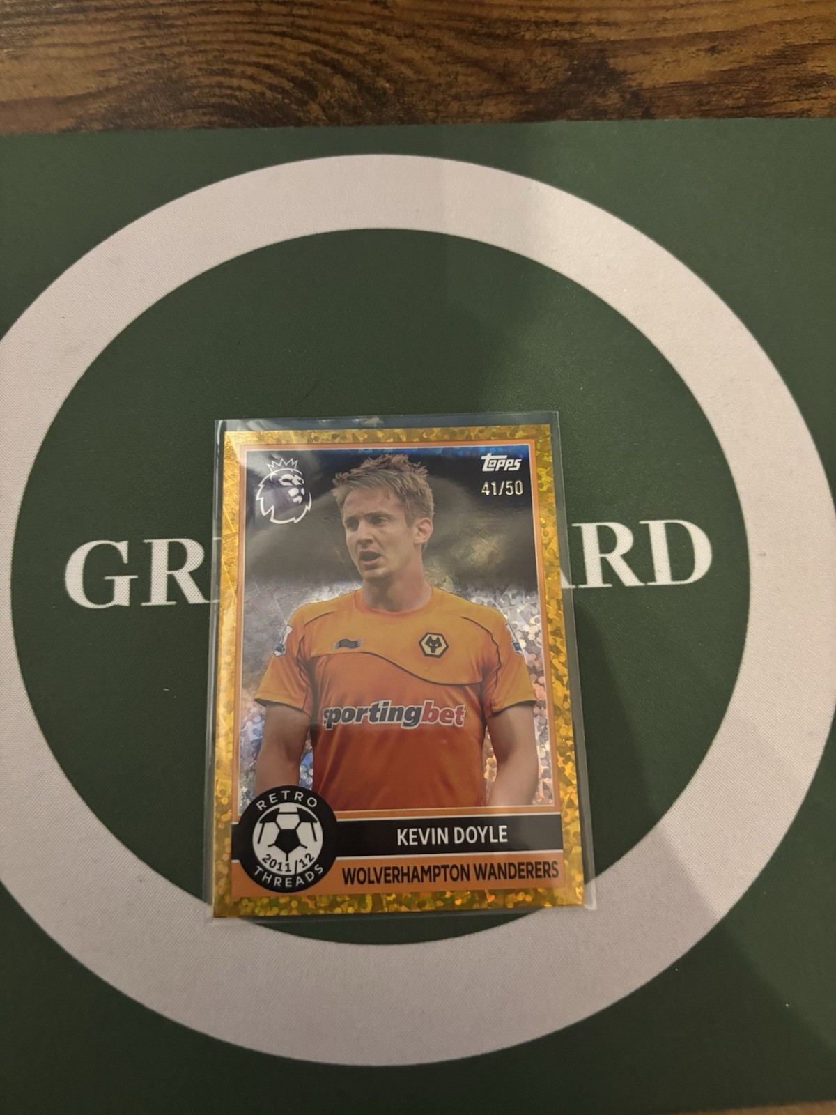 Topps Premier League 2025/26 Wolves Retro Threads Kevin Doyle Gold Parallel /50 for sale on Ebay