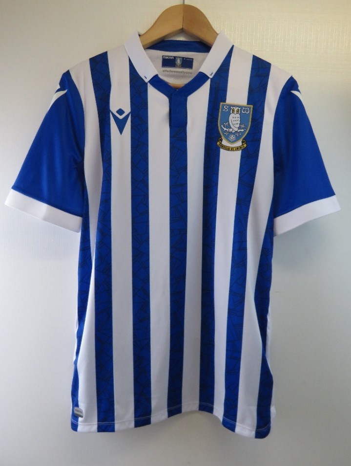 Men's Macron Sheffield Wednesday Football Top Size: Medium for sale on Ebay