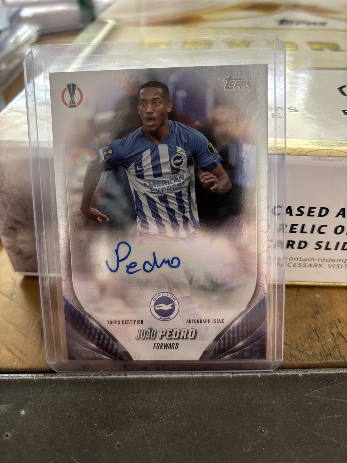 🔥 Topps Autograph, Joao Pedro, Autograph, Brighton, Chelsea FC 🔥 for sale on Ebay