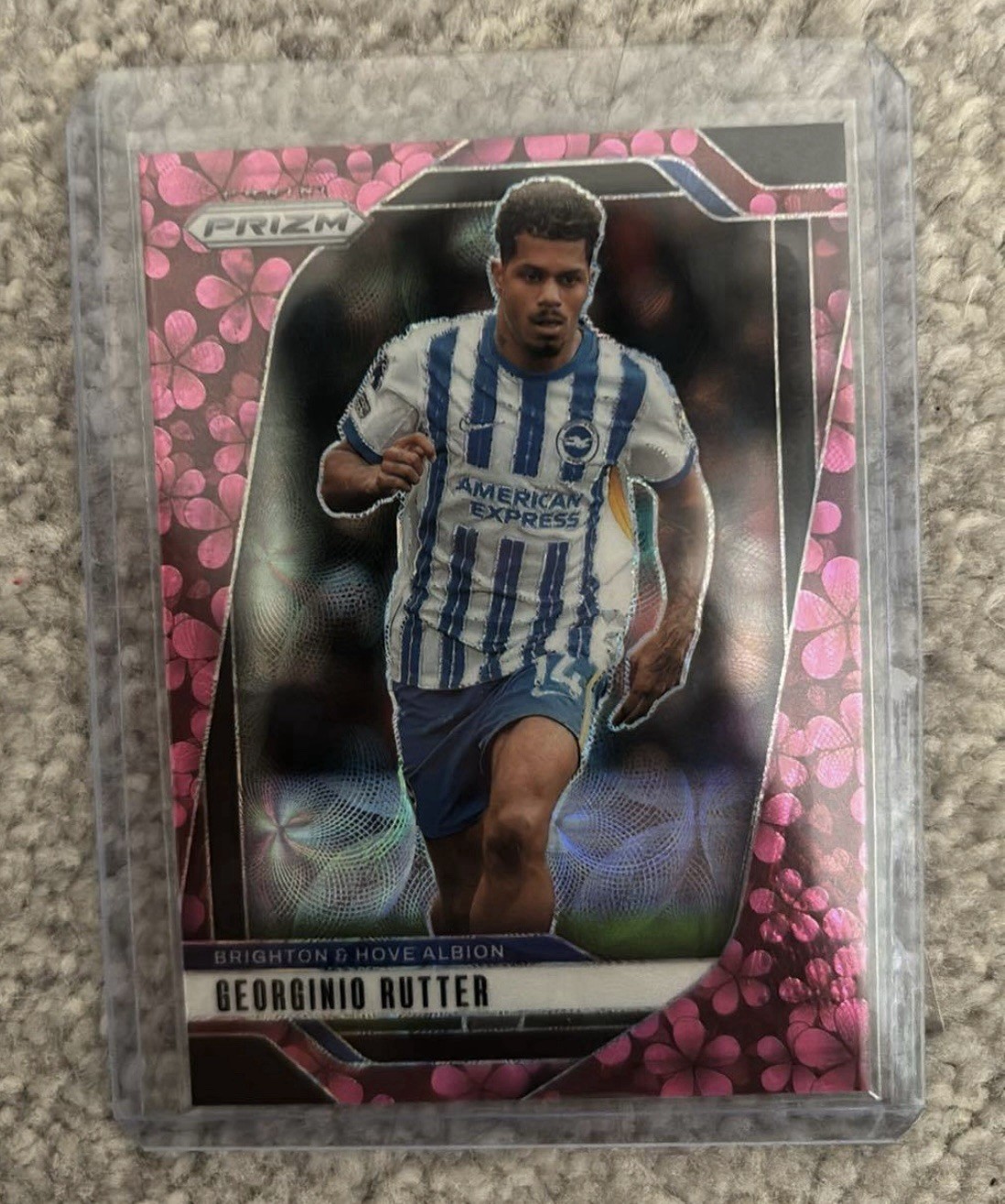 Panini Prizm 2024/25 Georginio Rutter Plum Blossom 4/8 Brighton for sale on Ebay