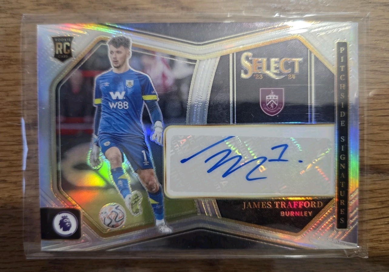 James Trafford Auto Panini Prizm Select  Premier League 23-24 Burnley Rookie for sale on Ebay