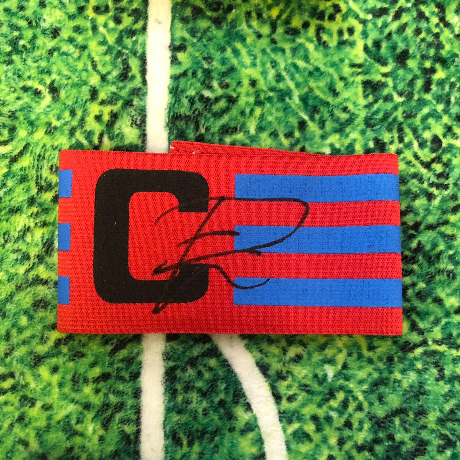 Eberechi Eze Of England, QPR & Crystal Palace Signed Captains Armband wCOA for sale on Ebay