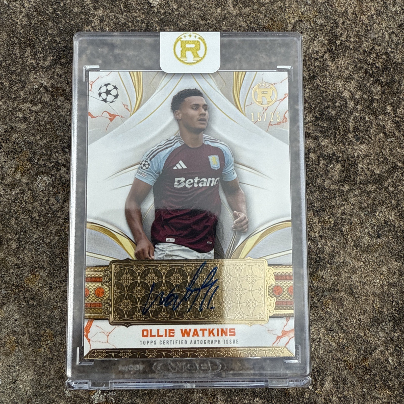 Ollie Watkins Auto /25 Topps Reverence Aston Villa  for sale on Ebay