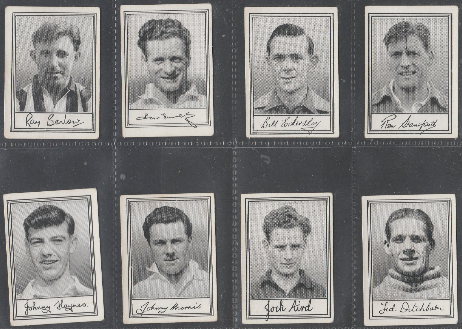 8 CARD LOT BARRATT FAMOUS FOOTBALLERS SERIES A2 W.B.A-BLACKBURN-PRESTON-FULHAM for sale on Ebay