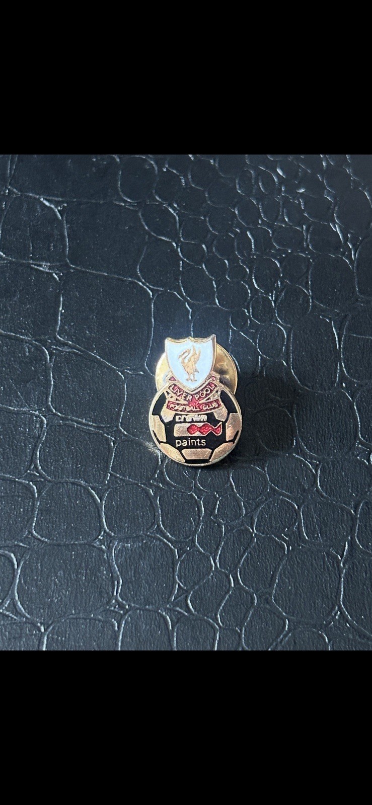 LIVERPOOL FC Crown Paints Pin Badge for sale on Ebay