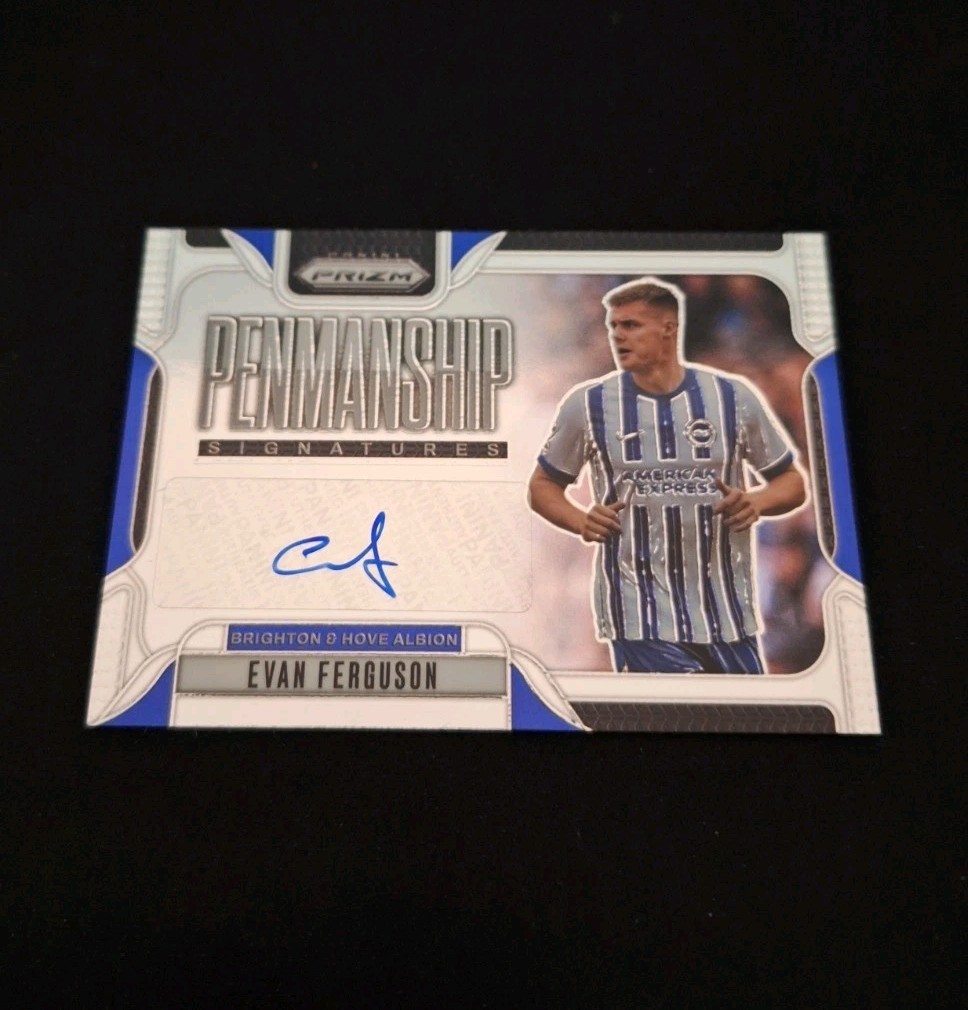 Evan Ferguson Penmanship Auto - 2024-25 Panini Prizm Premier League - Brighton  for sale on Ebay