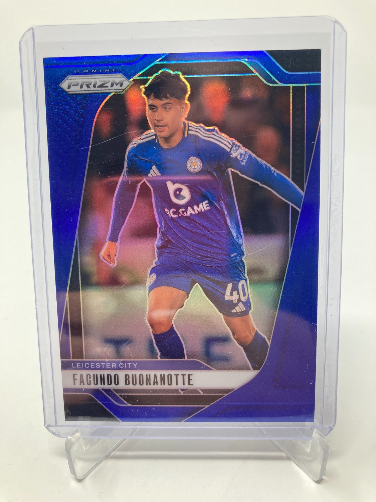 PANINI PRIZM PREMIER LEAGUE 24/25 BUONANOTTE LEICESTER CITY BLUE 263/299. for sale on Ebay